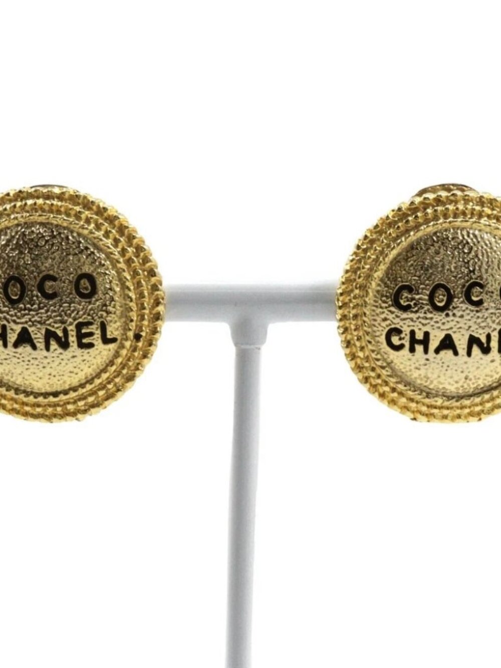 CHANEL COCO CHANEL Earring vintage Plated Gold 18.6g Women